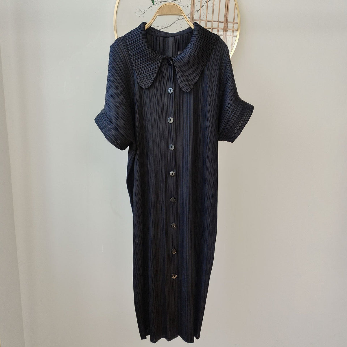 Quality Boutique-Style Pleated Loose Casual Bohemian Long Dress