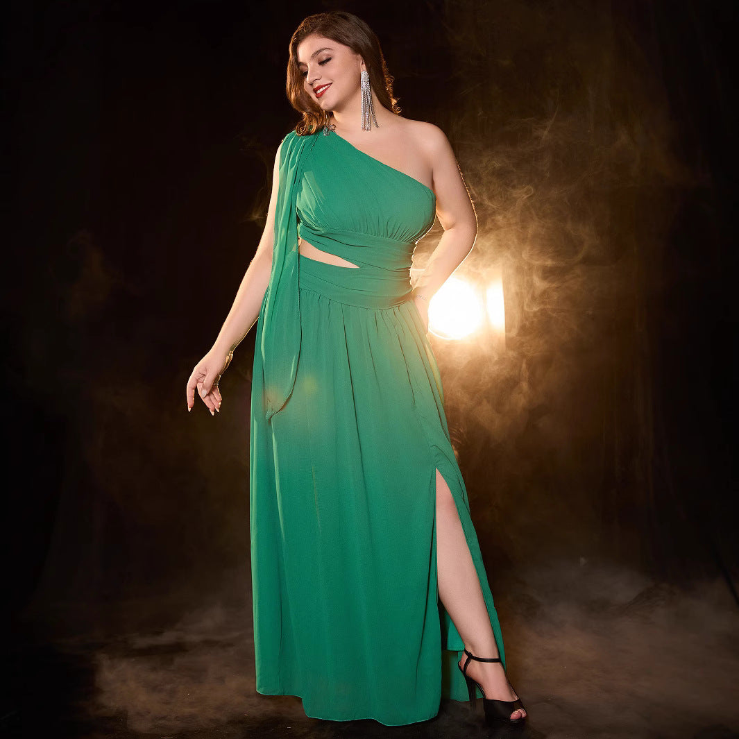 Elegant Long Dress for WomenStyle Sexy Off-Shoulder Maxi Gown with Flared Skirt for Evening Party