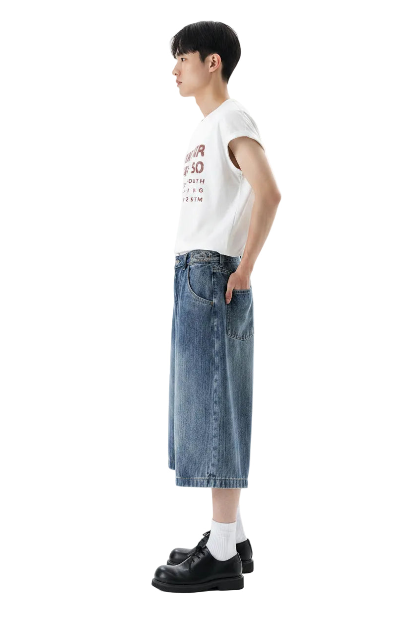 Bermuda en jean