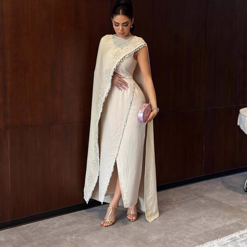 Women's Traditional Dress Long Robe Two-piece Set