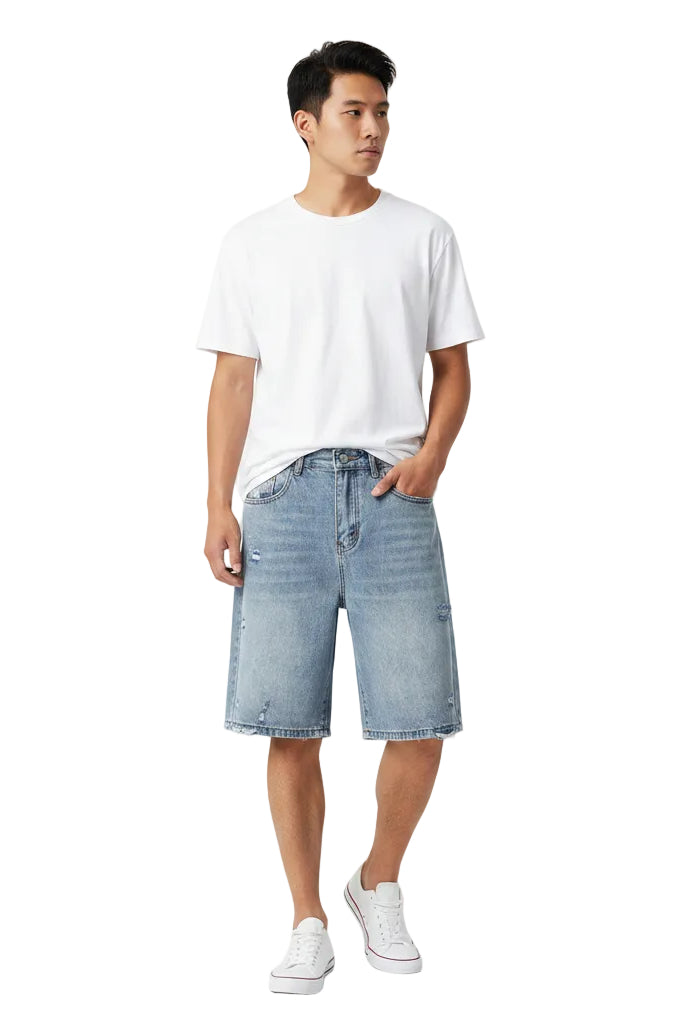 Short en denim