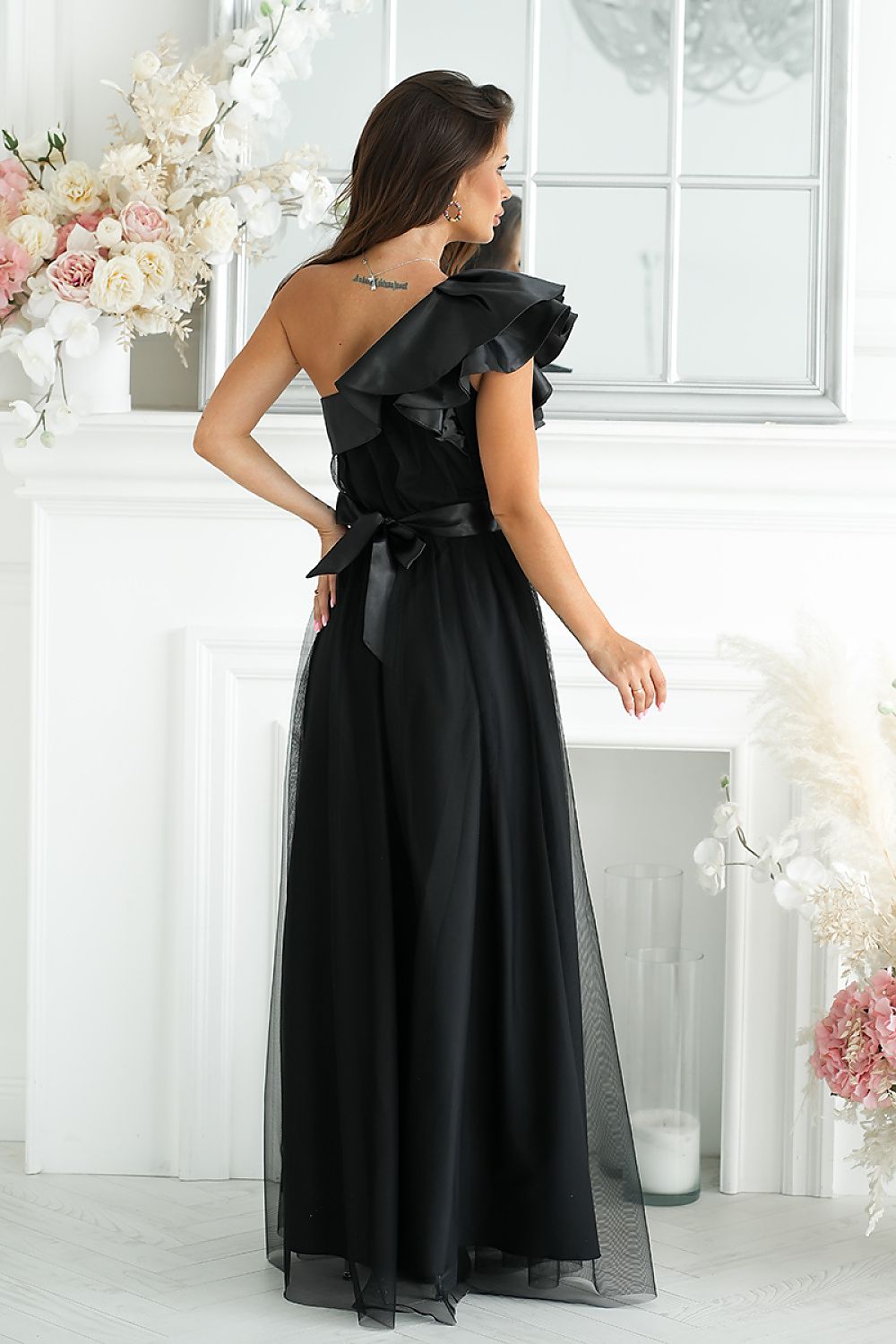 Robe longue Bicotone