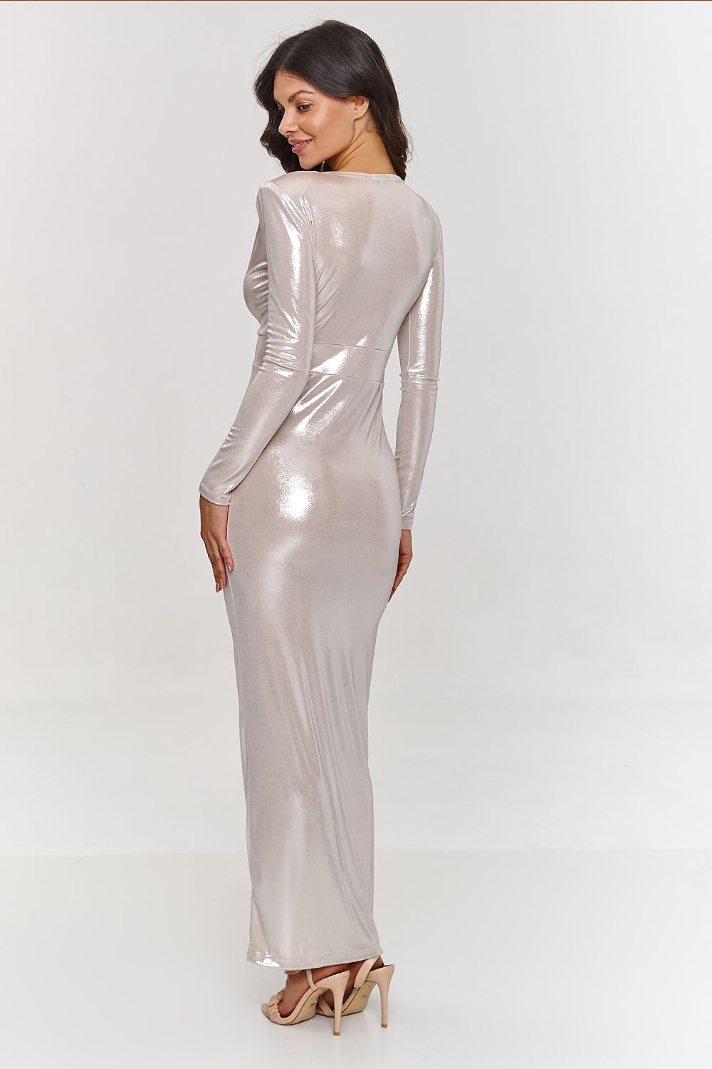 Robe longue model 209575 Makadamia