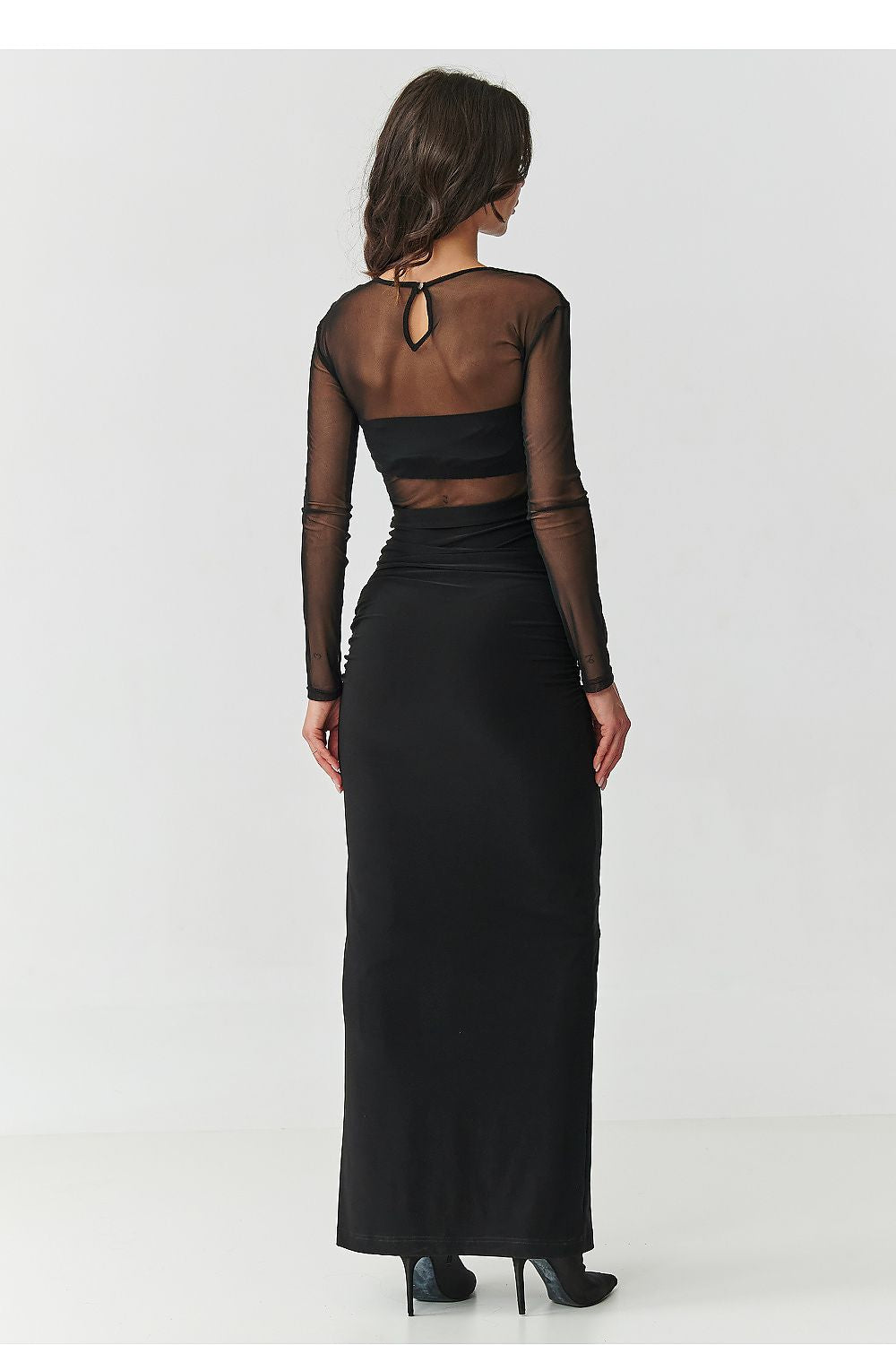 Robe longue model 218306 Makadamia