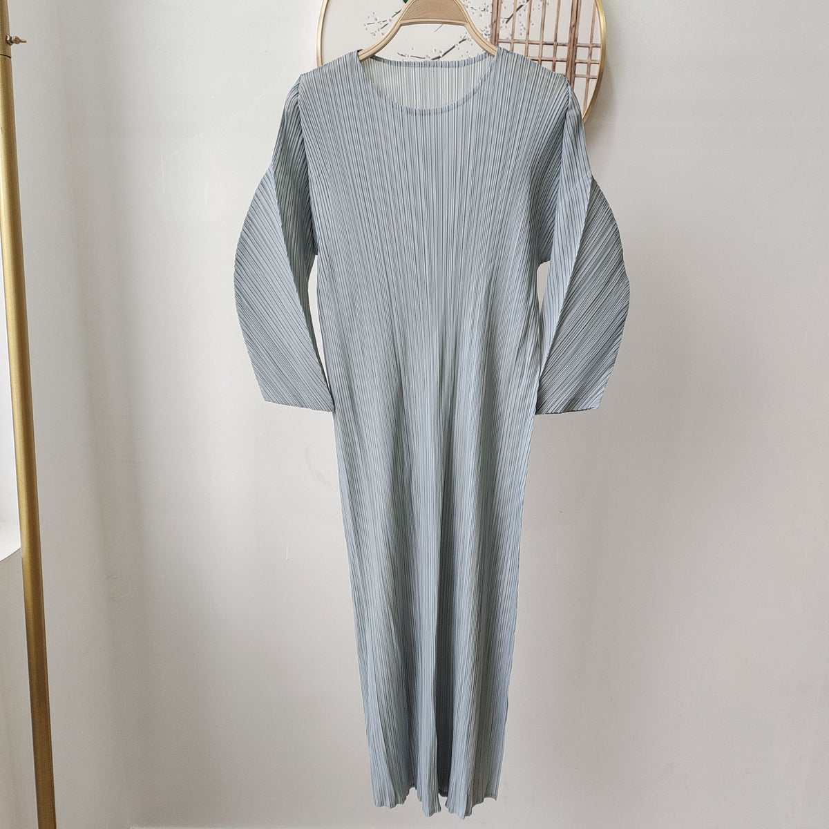 High-End Pleated Loose Casual Dress with Premium Quality, Large Size, Spring Fashion Style