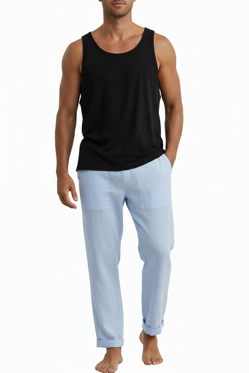 Pantalon à taille élastique