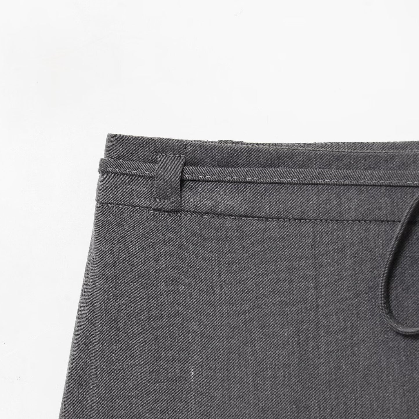 Women's straight tube skirt with waist belt