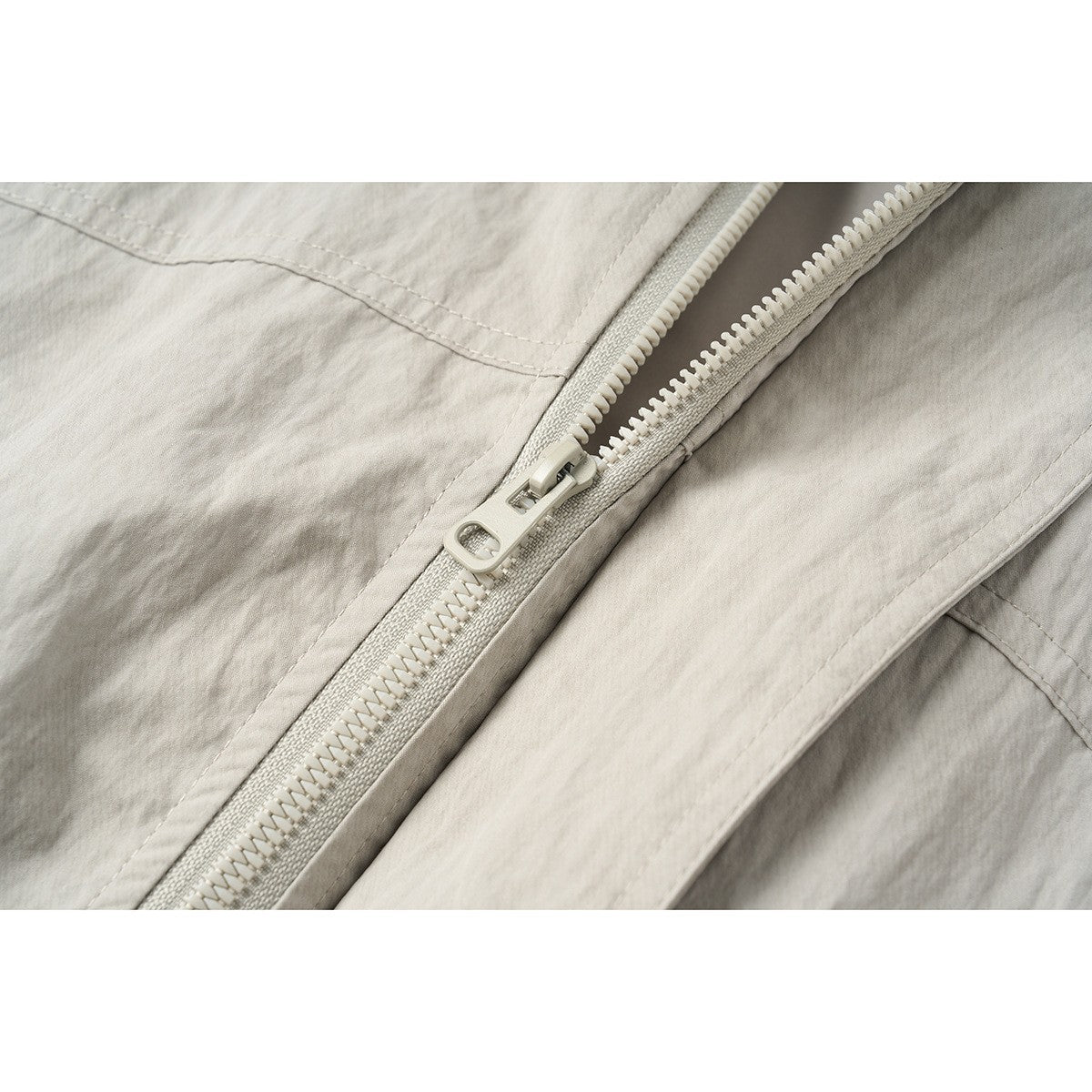 Barn Style Jacket  Stand Collar Workwear Pleated Brand Outerwear