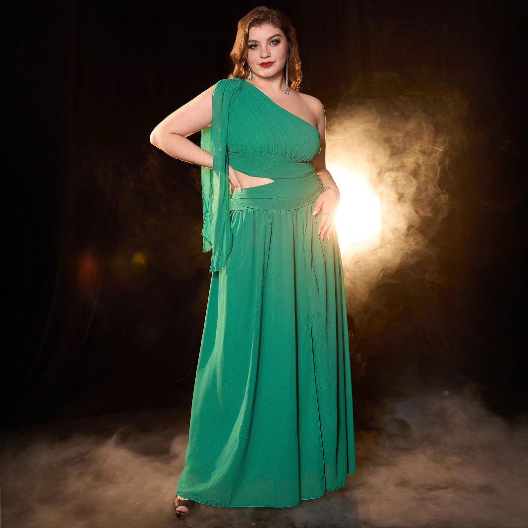 Elegant Long Dress for WomenStyle Sexy Off-Shoulder Maxi Gown with Flared Skirt for Evening Party