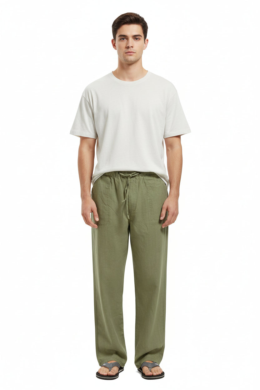 Pantalon à jambe droite