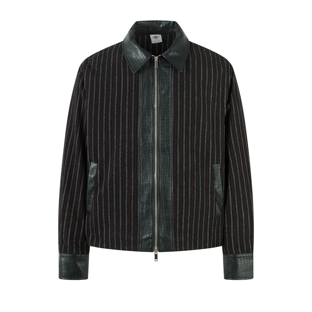 Vertical striped jacket