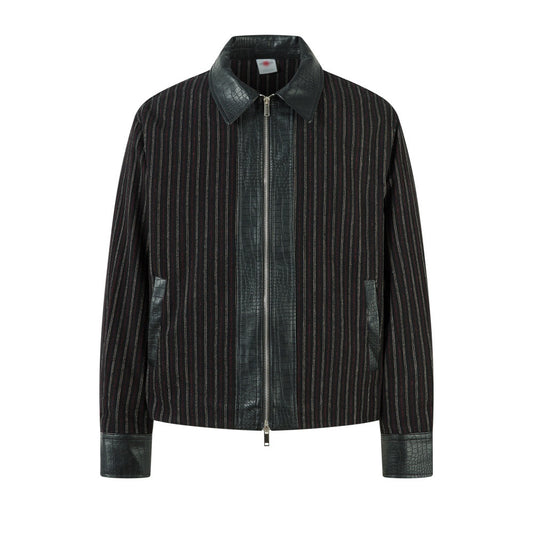 Vertical striped jacket