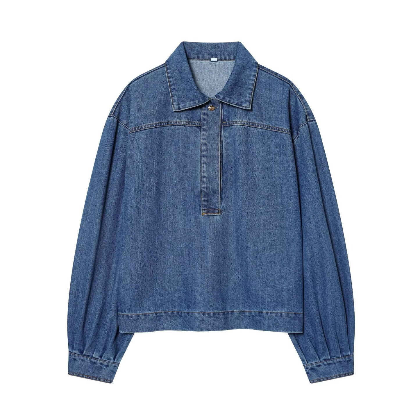Street loose casual denim shirt