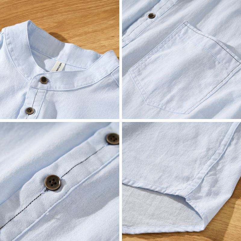 Men's short sleeved shirt loose top