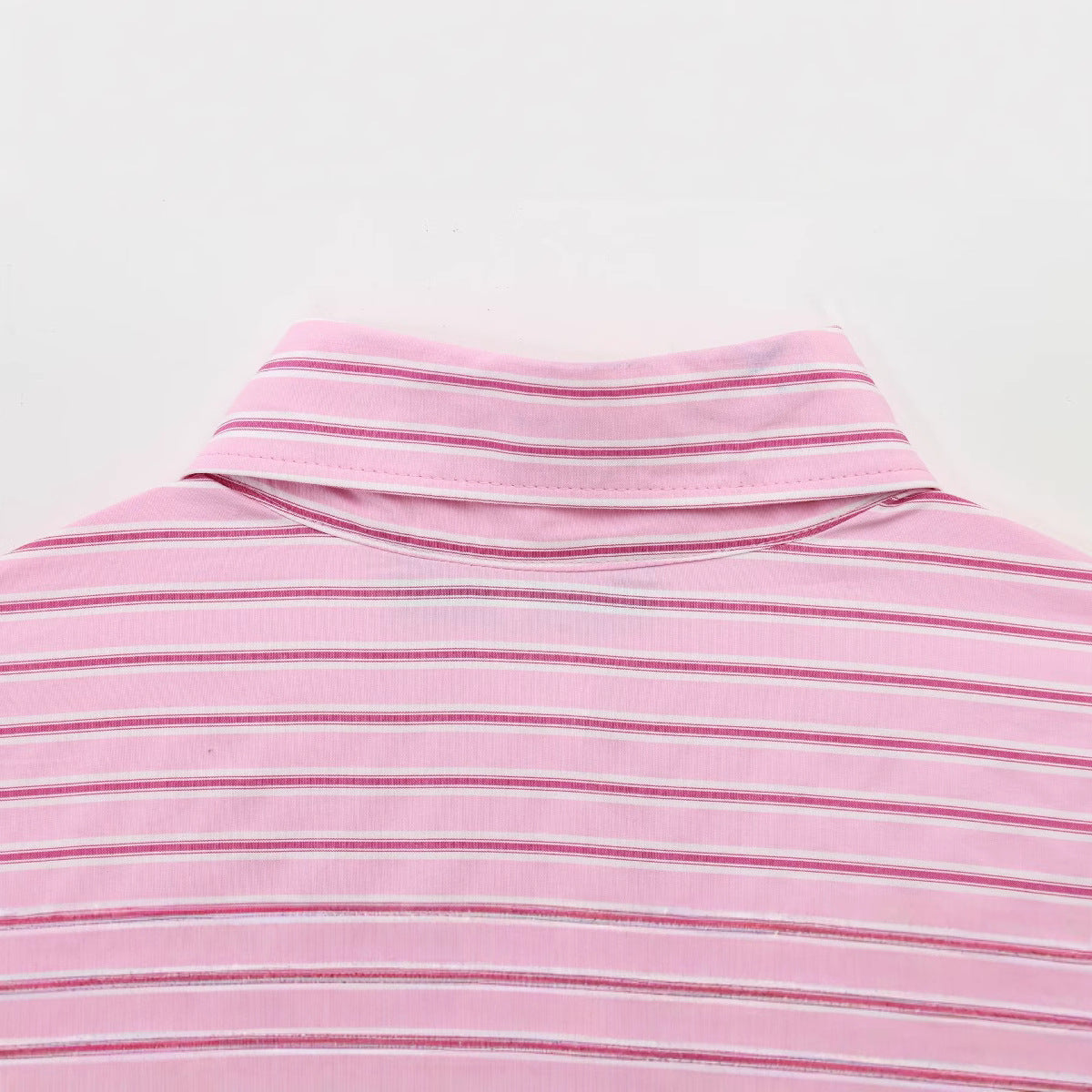 Loose and comfortable long sleeved lapel striped shirt for women