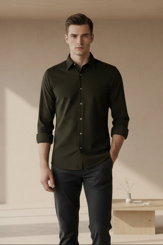 Chemise à manches longues