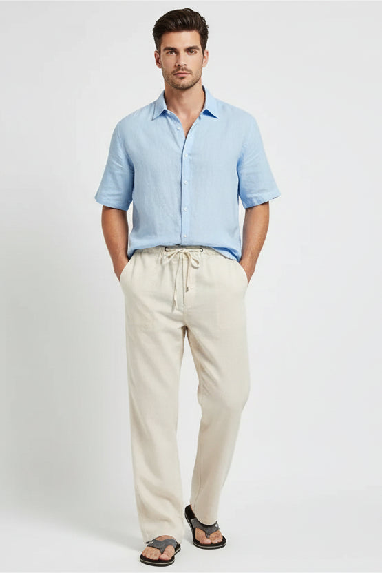 Pantalon à jambe droite