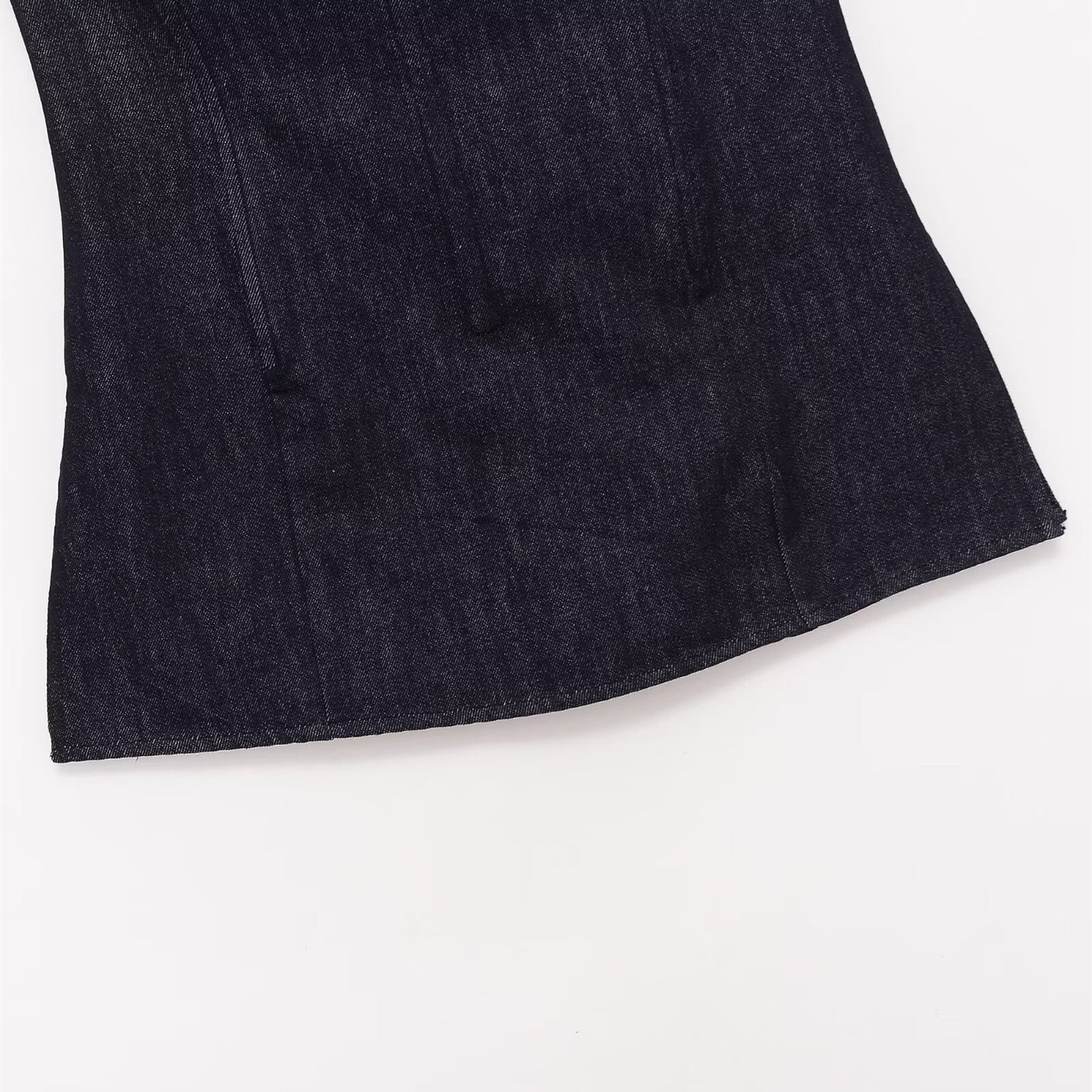 Spicy girl denim cotton breast wrapped top