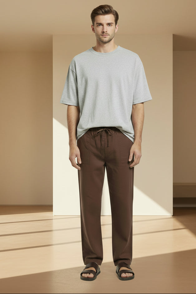 Pantalon à jambe droite
