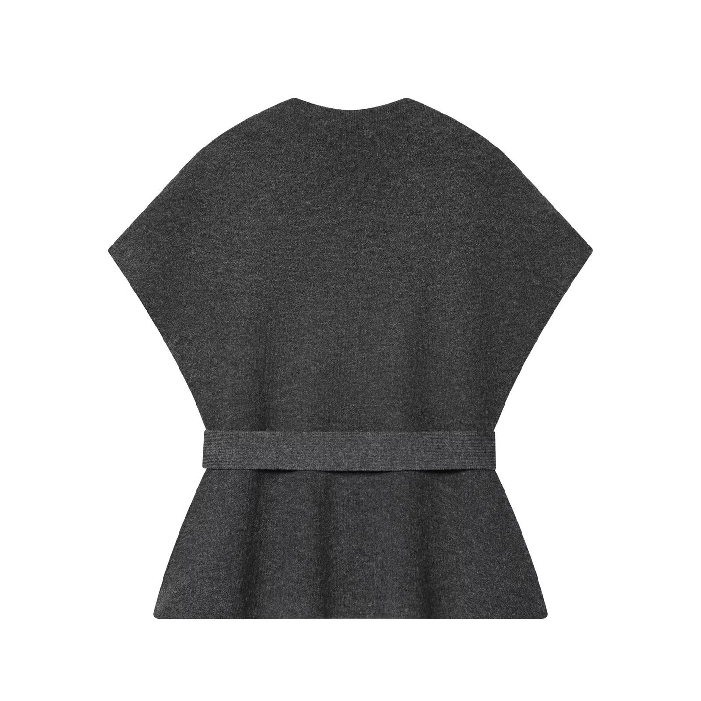 Belt knitted vest+half skirt women's clothing