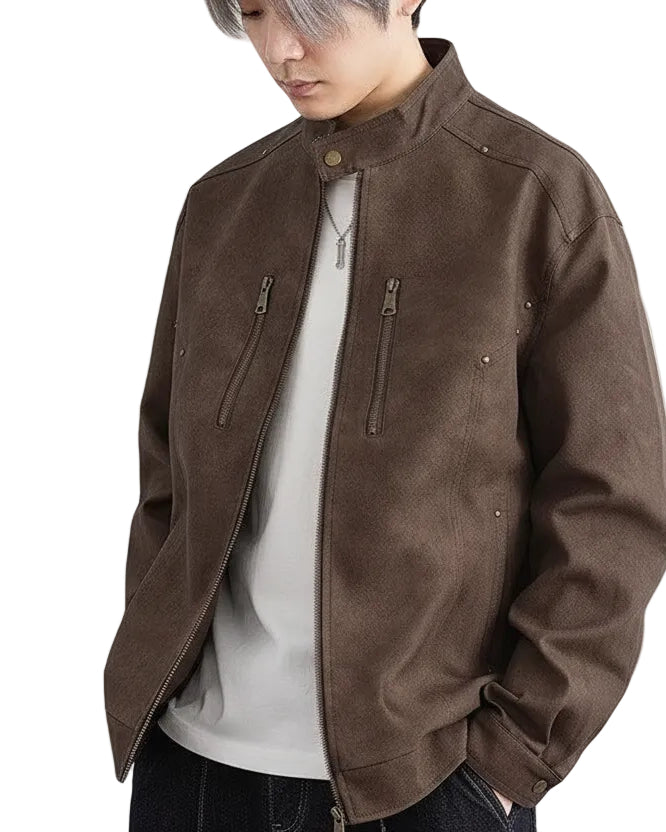Veste en cuir