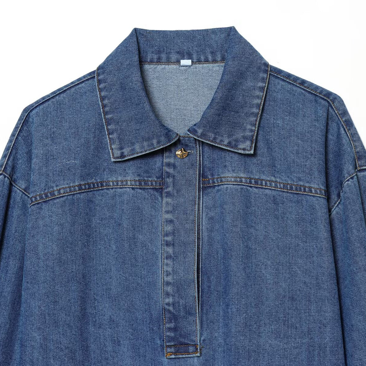 Street loose casual denim shirt