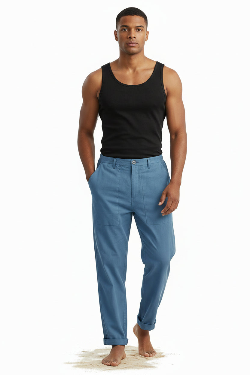 Pantalon à taille élastique
