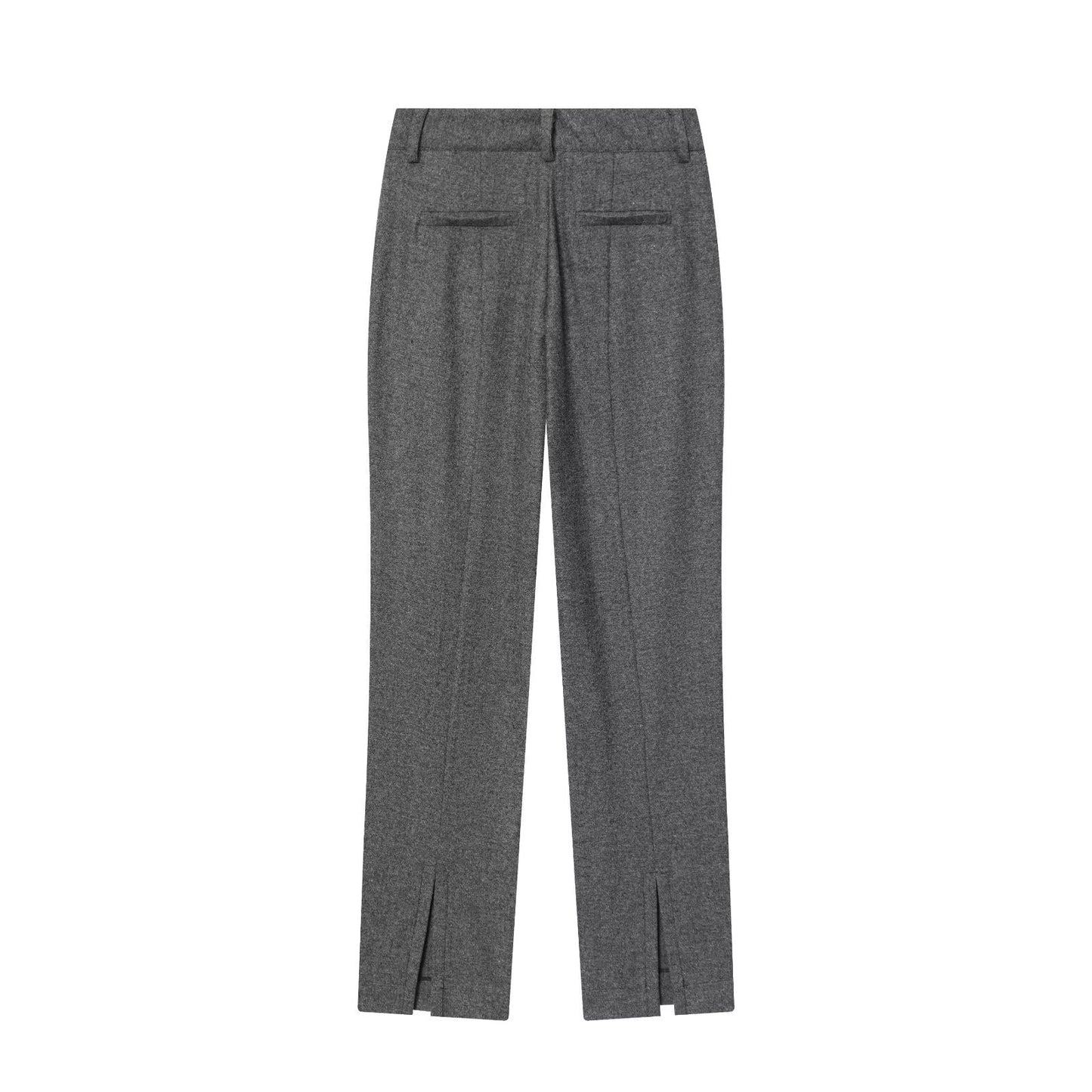 Belt tied suit jacket+pants set