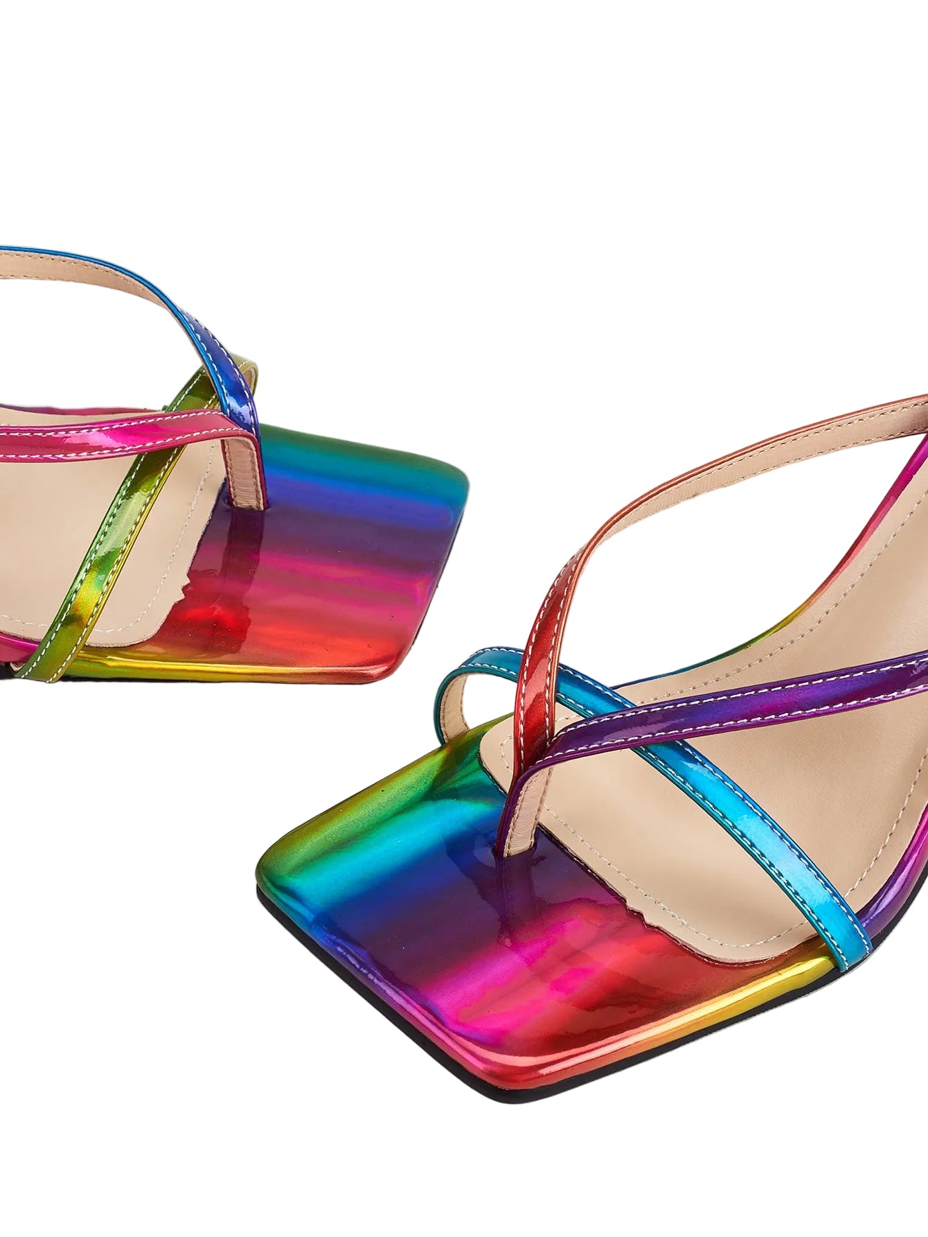 Chaussures  tongs colorées