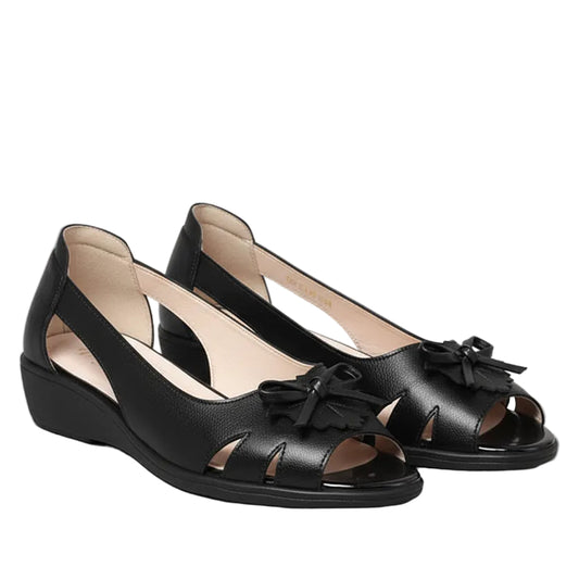 Sandales à talons à bouche