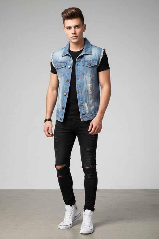 Gilet en jean