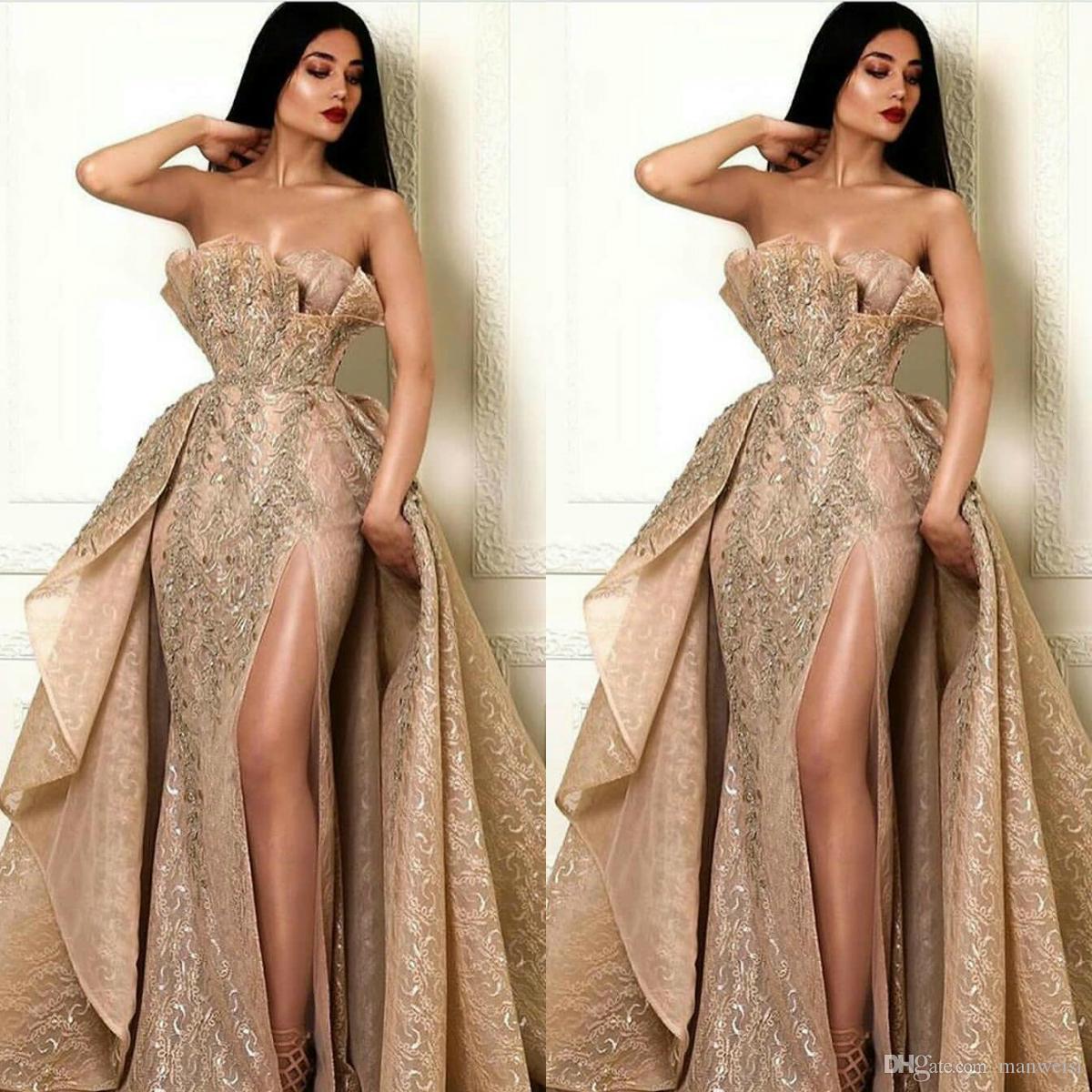 Sleeveless Strapless Flared Long Dress Evening Gown