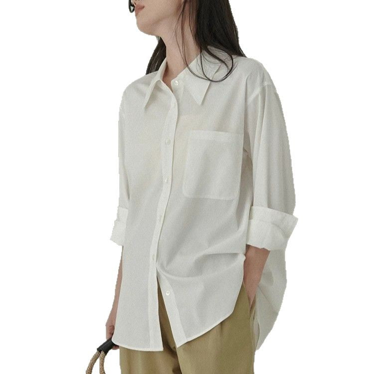 Classic Series Versatile Shirt Loose Blouse Jacket for Women