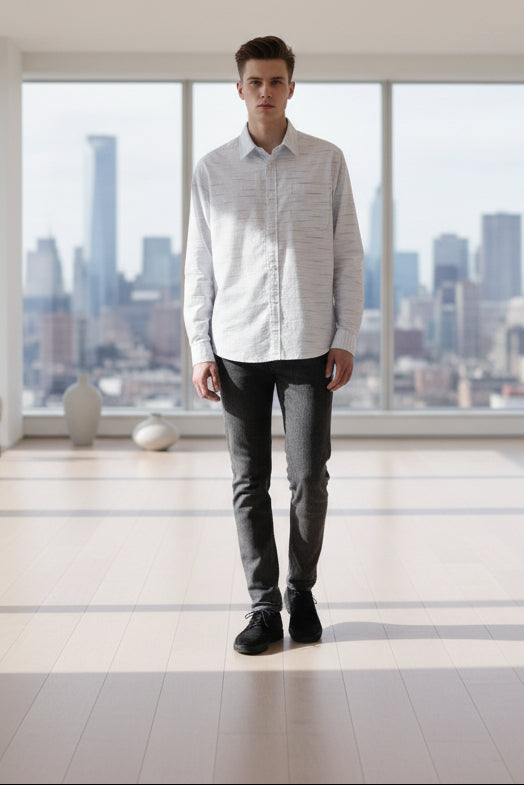 Chemise à rayures
