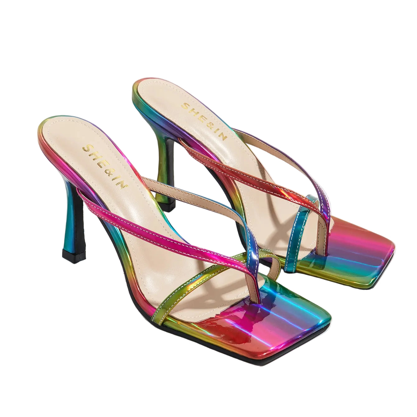 Chaussures  tongs colorées