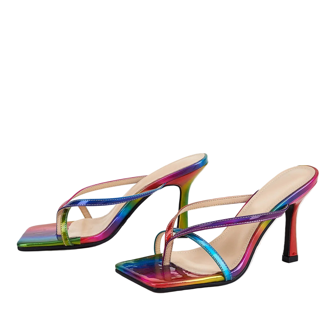 Chaussures  tongs colorées