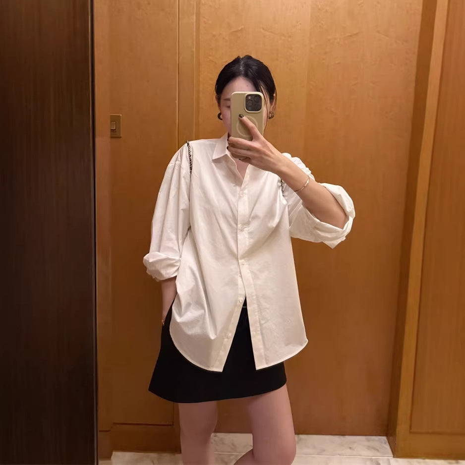 Loose Lazy Elegant Versatile Oversized Blouse
