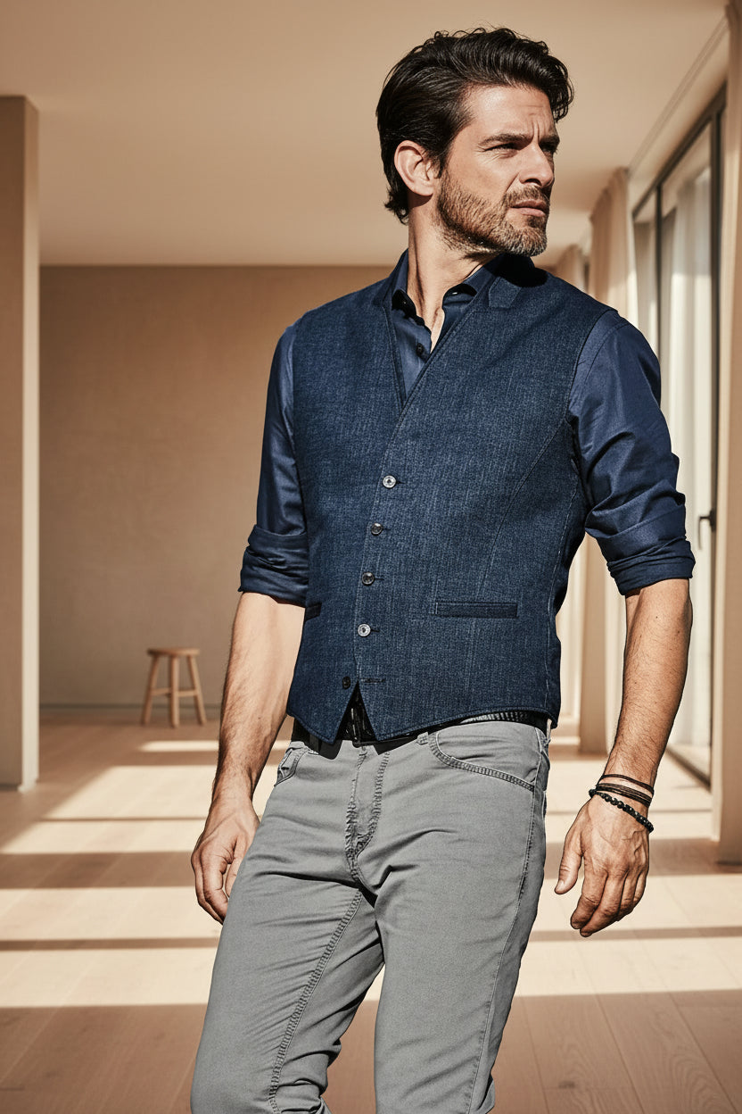 Gilet à boutons