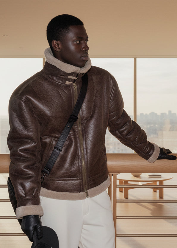 Veste cuir