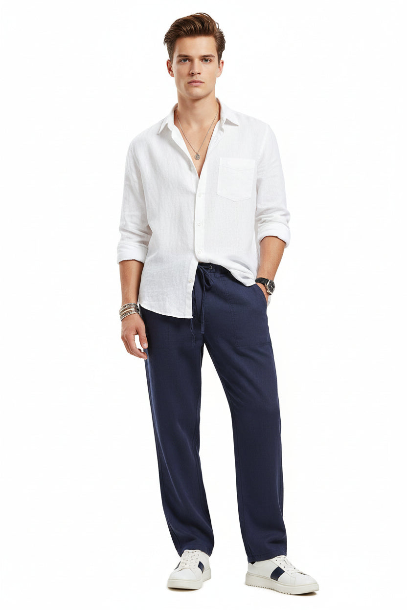 Pantalon à jambe droite