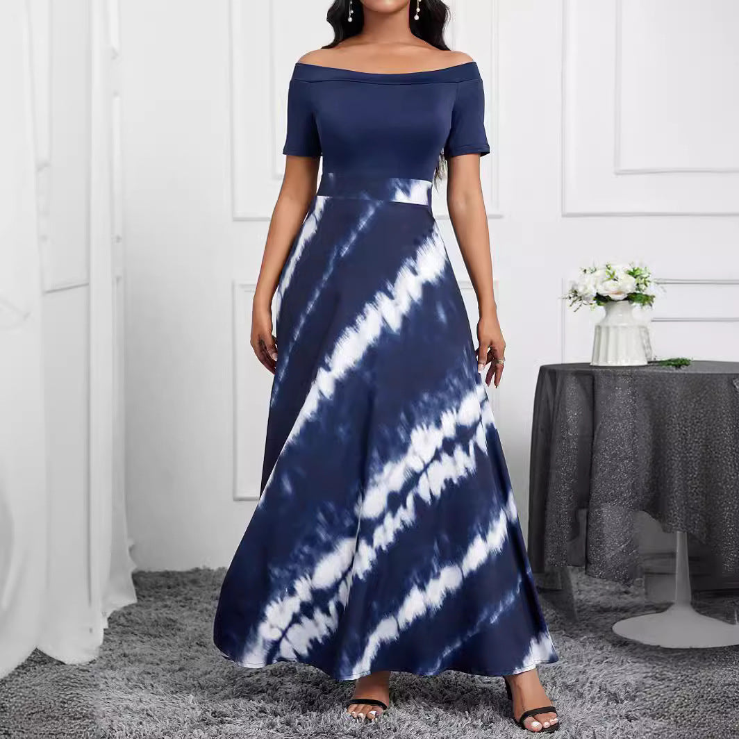Elegant One-Shoulder Design Dress for WomenSpring and Summer New Arrival, Unique Style