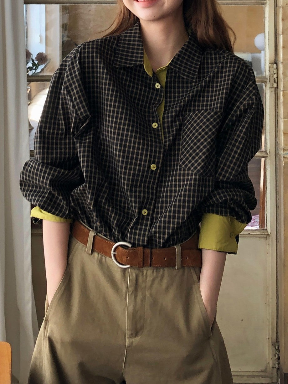 Layering Inner Long Sleeve Unique Super Cute Blouse