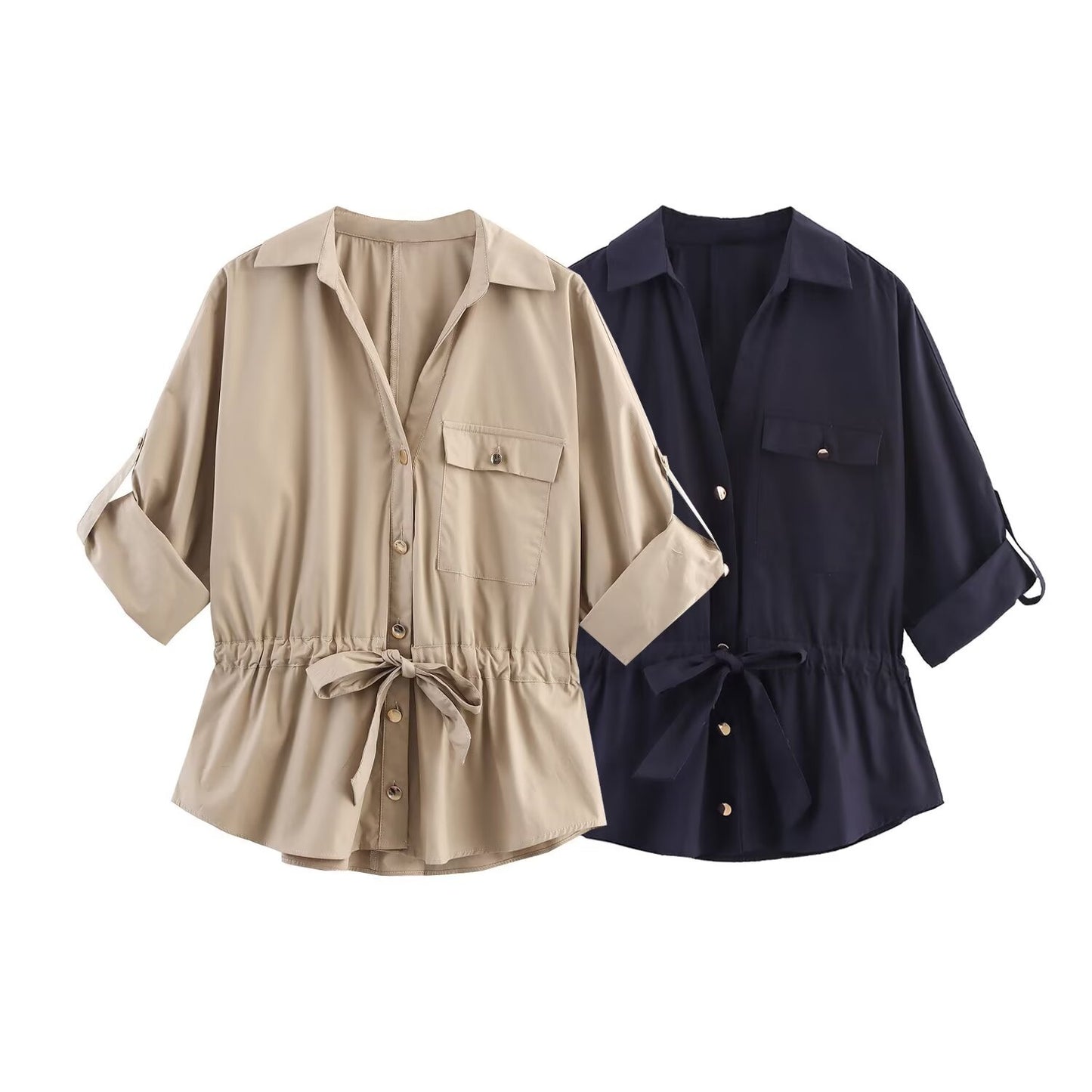 Women's Poplin Hunting Shirt Top