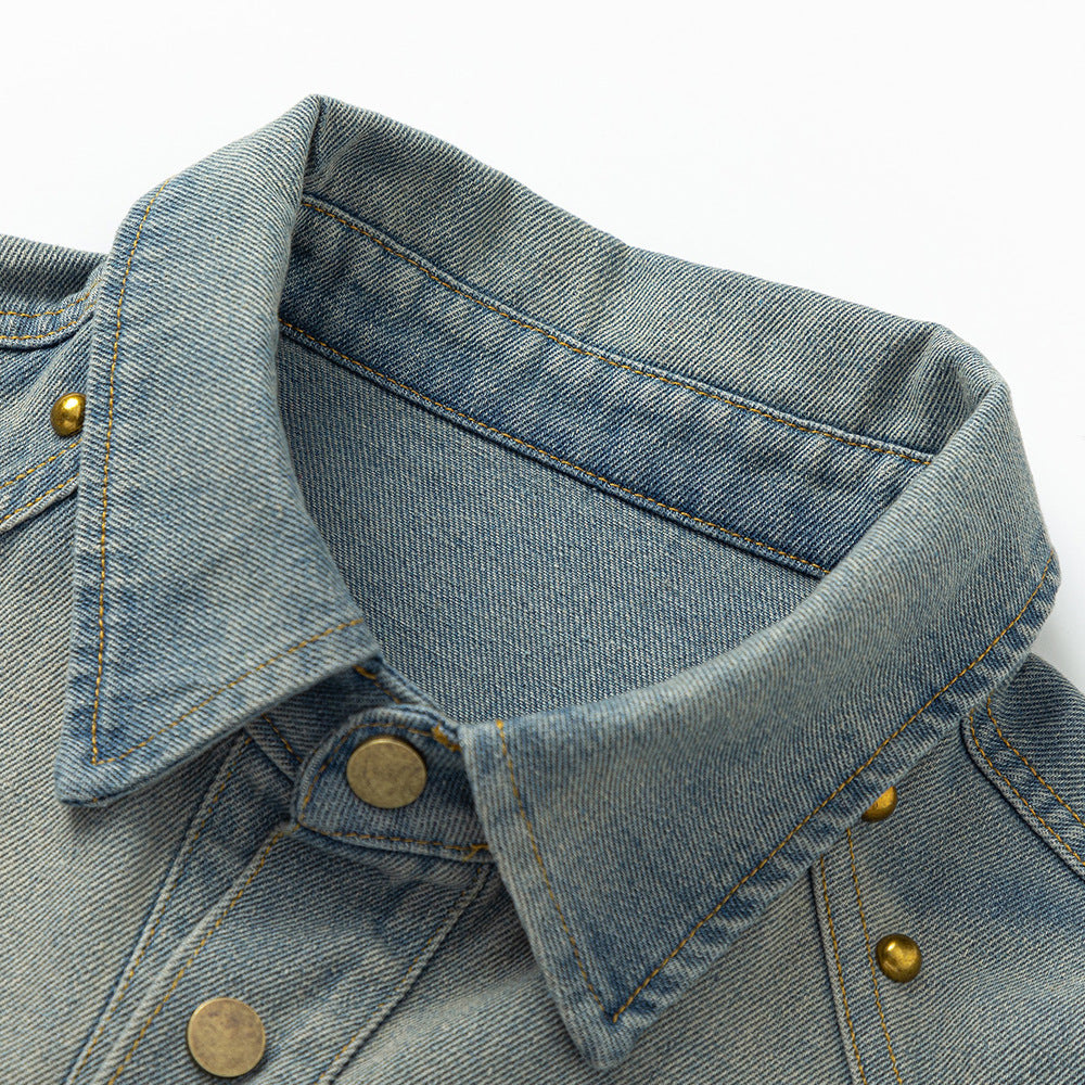 Make old washed denim shirts
