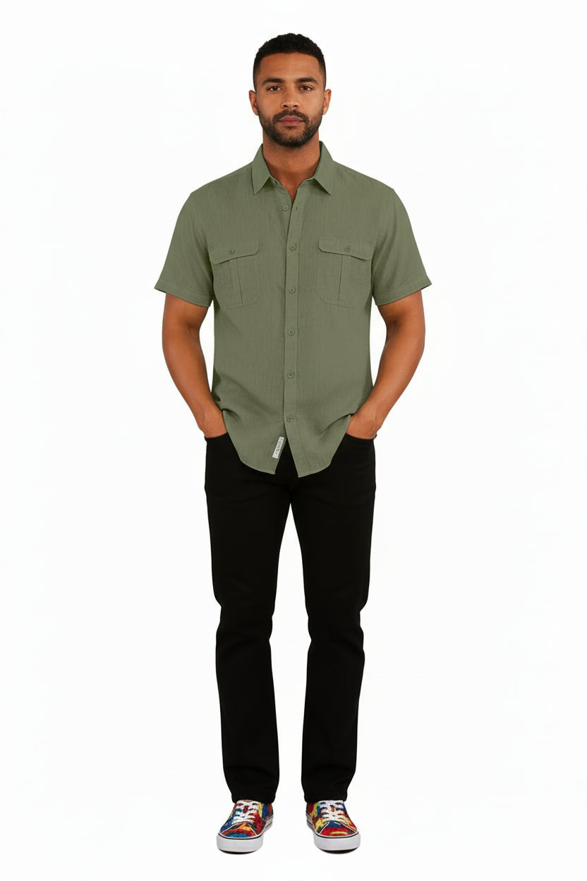 Chemise à manches courtes