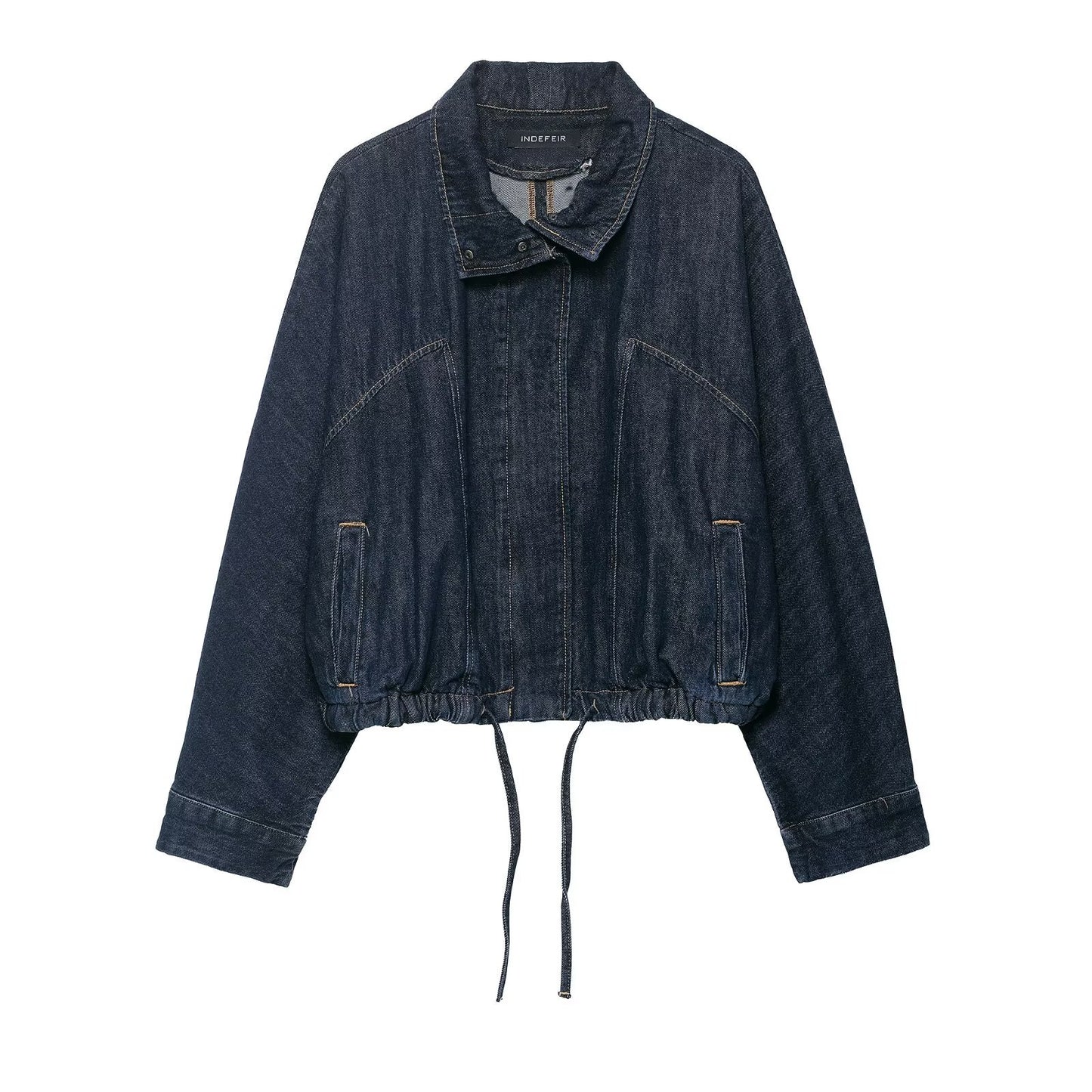 Bat sleeve denim jacket