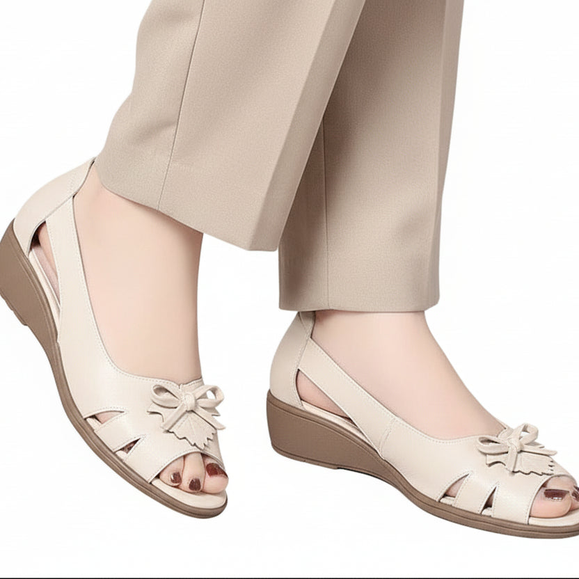 Sandales à talons à bouche