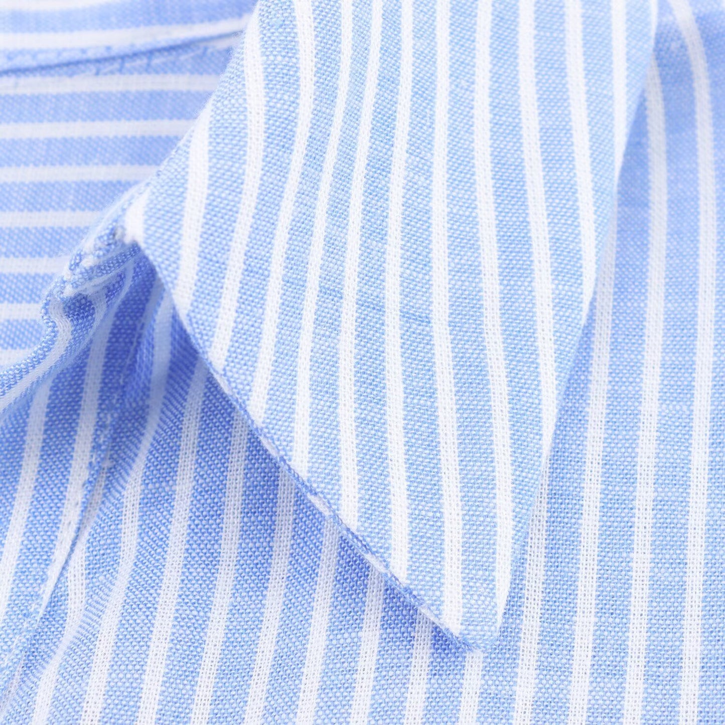 Women's collar long sleeved striped shirt top