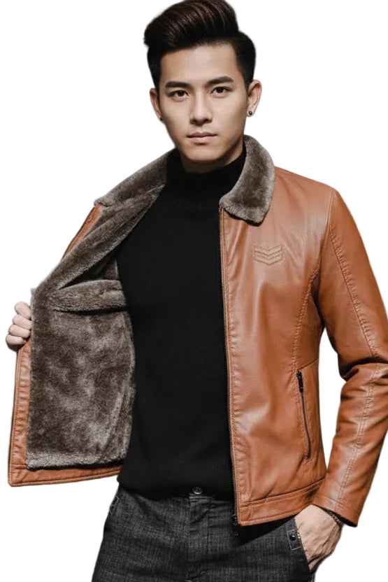 Veste en cuir