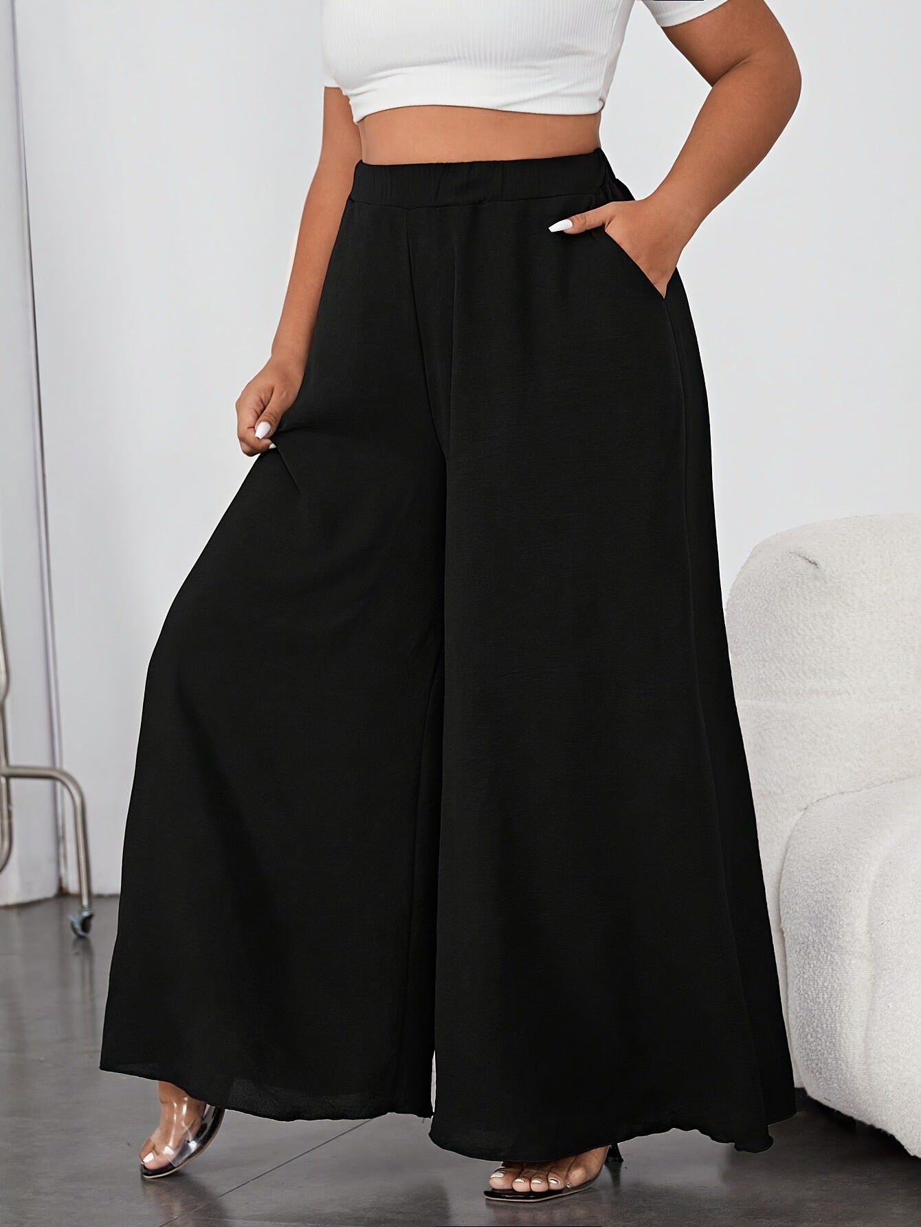 New Fashion Casual Loose Plus Size Women's Pants for Summer Long Trousers